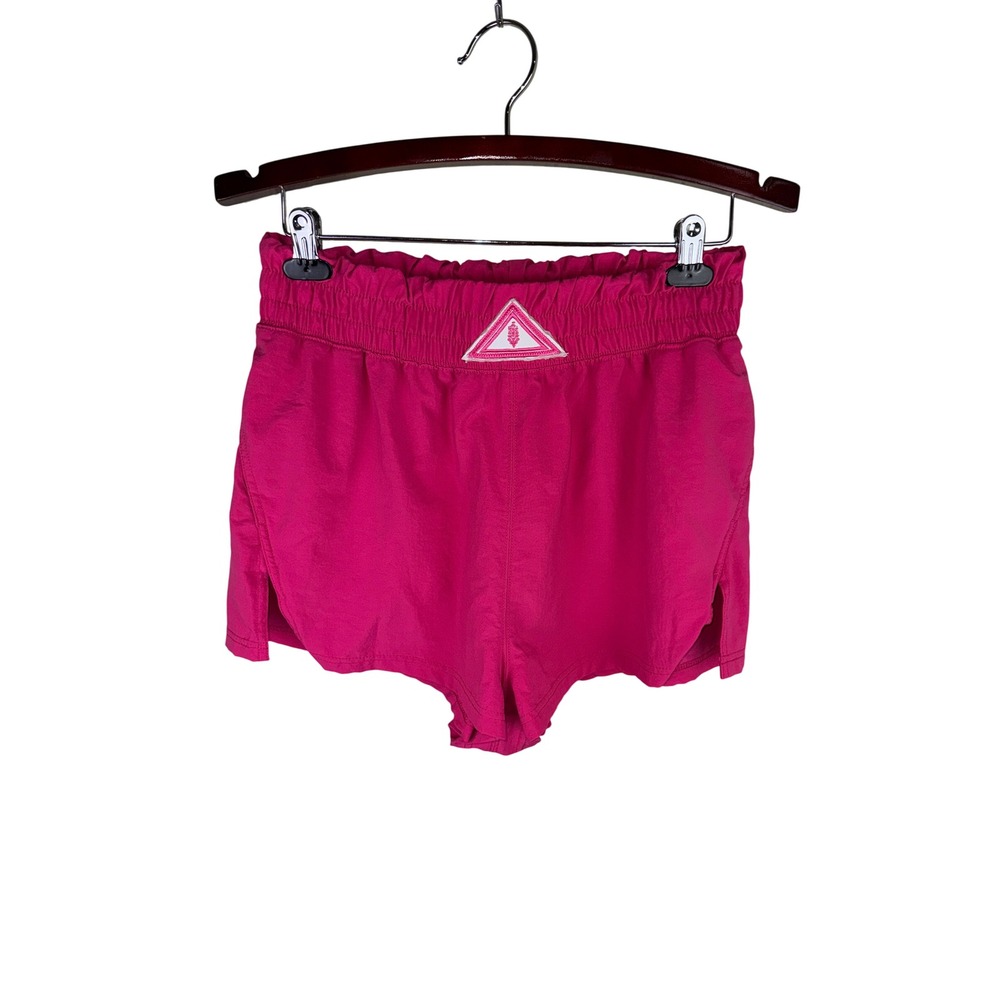 Free People FP Movement The Way Home Shorts Pink High Rise Athletic Running L